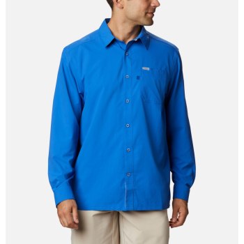 Columbia PFG Slack Tide Long Sleeve, Camisa Azules Para Hombre | 964870-CDS